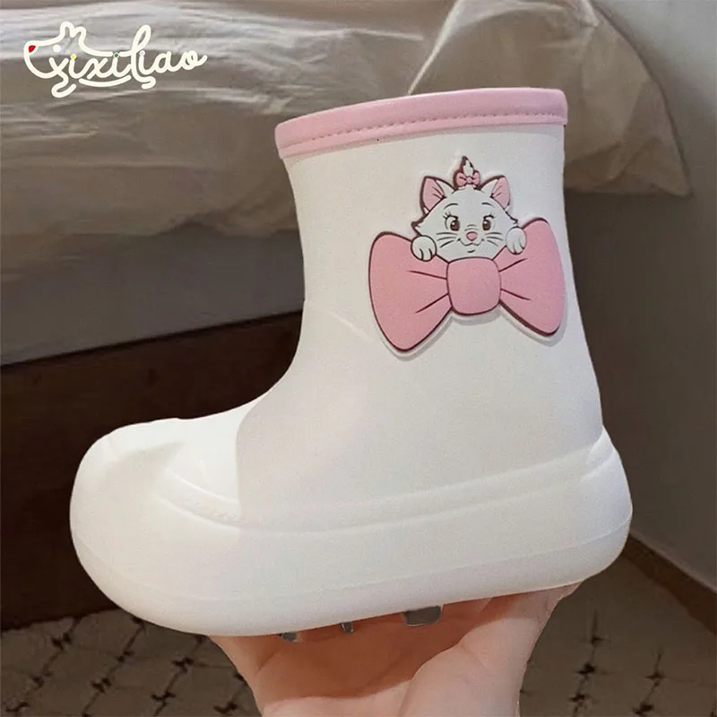 Kawaii Sanrio four-season universal rain boots for women outdoor non-slip waterproof eva fashion parent-child rain boots