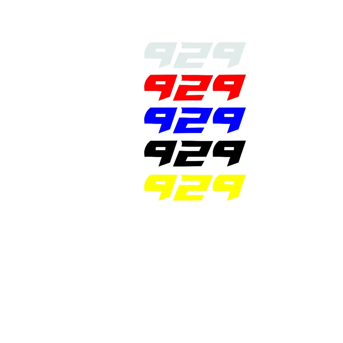 

Motorcycle Stickers Emblems Diversion Shell Sticker for DUCATI 929 logo a pair