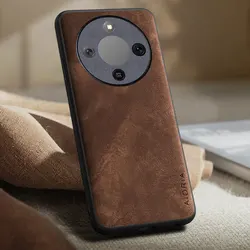 Velvet Texture Protective Case for Honor X6 (Brown)