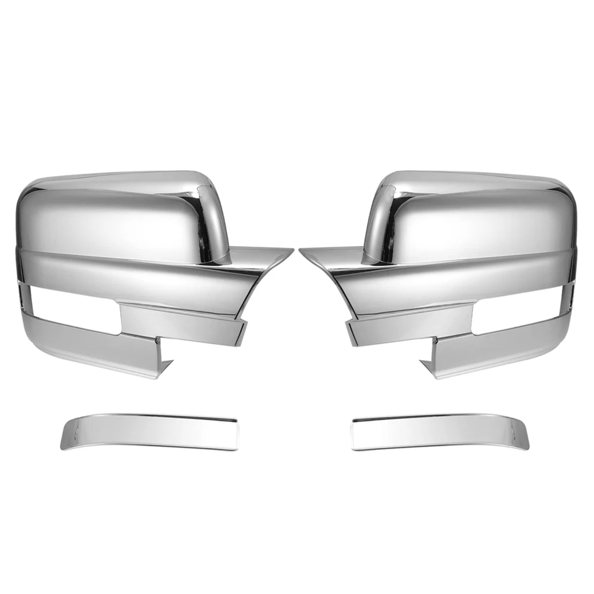 

For Ford F150 2009-2014 Side Mirror Cover, Car Rear View Mirror Cover Trim Accessories - Chrome
