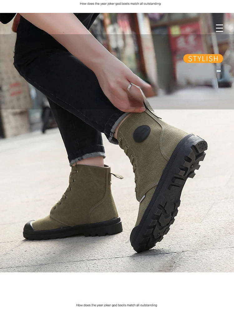 Stivaletti Da Trekking Uomo - Militari, Tattici, Impermeabili - Foto 11