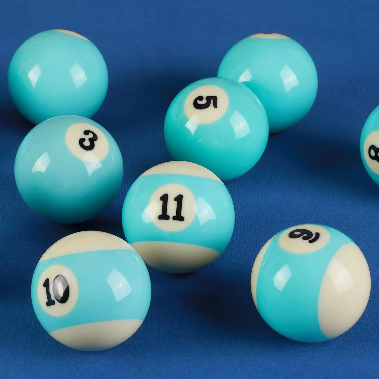 Ball Pool Balls 2-1/4 Inch Pool Ball Set Made with high-Grade Imported Resin