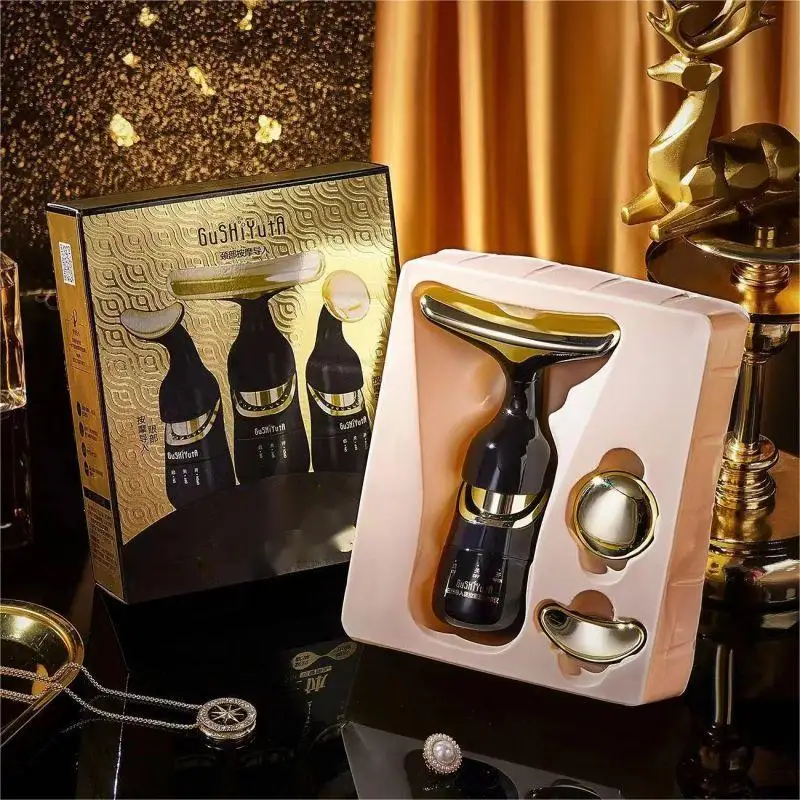 Home Three Body Imported Lifting And Firming Massage Instrument Sonic Vibration Fade Fine Lines Home Beauty Instrument facial massager,facial beauty instrument