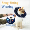 A new Elizabethan collar, stylish and high-value cartoon printed pet protective cover, dog protective cover, cat anti-licking st 1