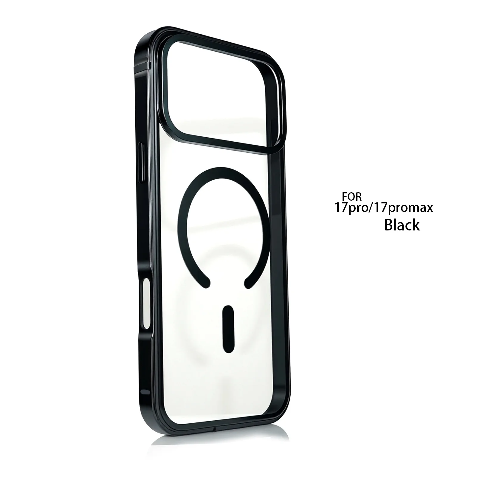 Premium Metal Frame Phone Case with MagSafe Magnetic Charging and HD Backplate Protection