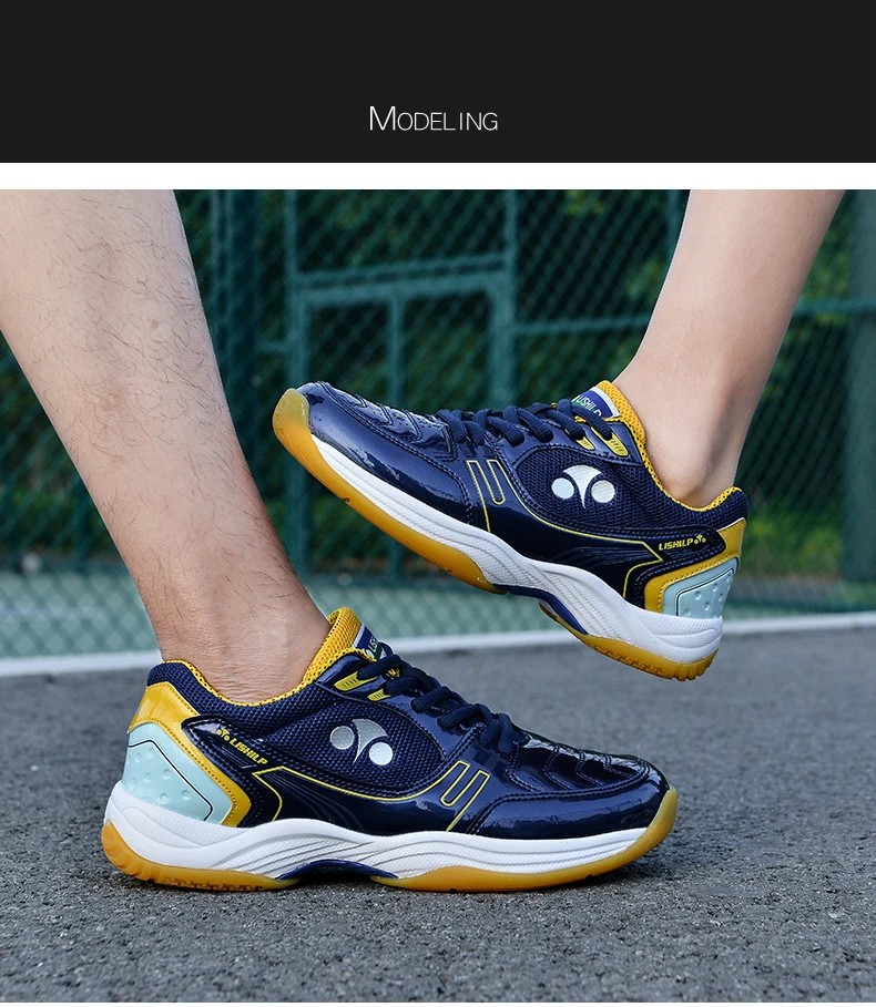 Description Picture 3 of itemMen Badminton Shoes Professional Training Table Tennis Shoes Original High Quality Sneakers Indoor Competition Volleyball Shoes