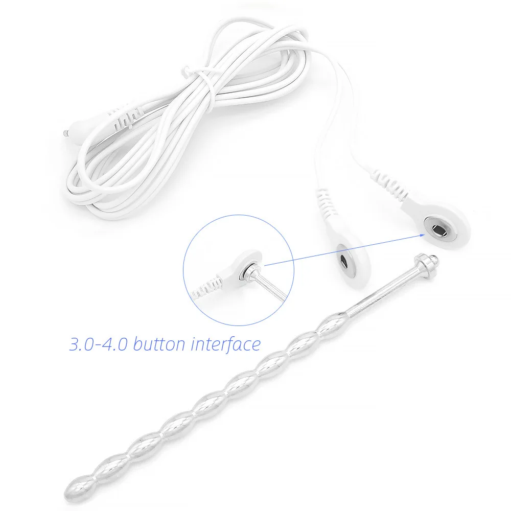 Electro stimulation urethral sound penis sex toy electric shock Chastity Penis Cock Ring urethra plug stimulator urethra dilator
