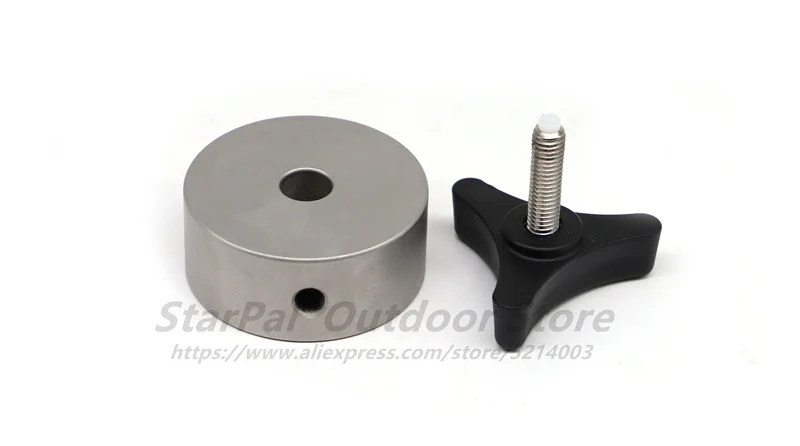 Ckepdyeh 1Kg Counterweight Stainless Steel Heavy Hammer Inner Hole 20