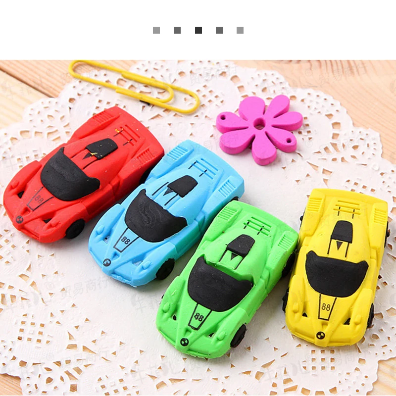 Gomme Enfant Fantaisie Gomme En Forme De Voiture Gommes À Crayons En