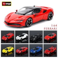 Bburago 1:64 Ferrari 1959 ELDORADO Laferrari 599 GTO F50 F40 458 Spider Speciale Enzo 488 GTB SF90 Stradale Alloy Car Model Toys 1