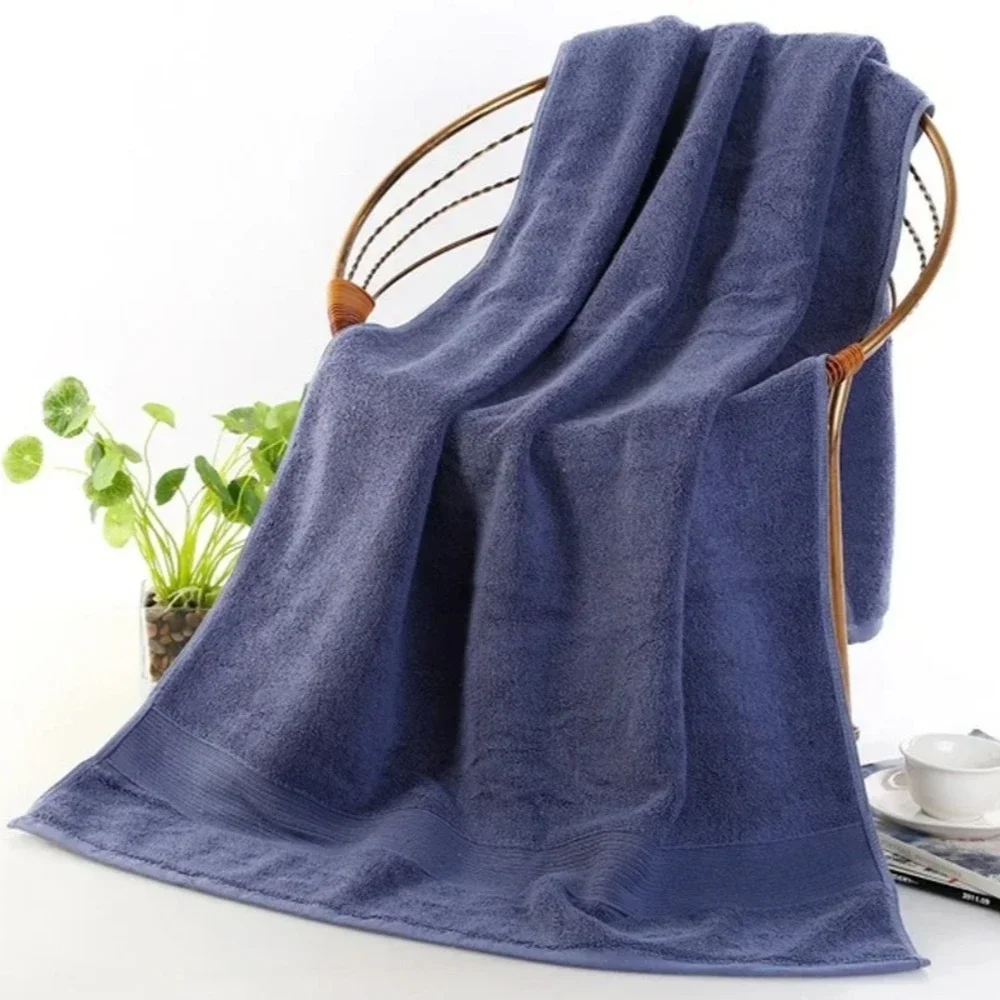Egyptian Cotton Beach Towel Terry Bath Towels Bathroom 70*140cm 650g Thick Luxury Solid for SPA Bathroom Bath Towels for Adults