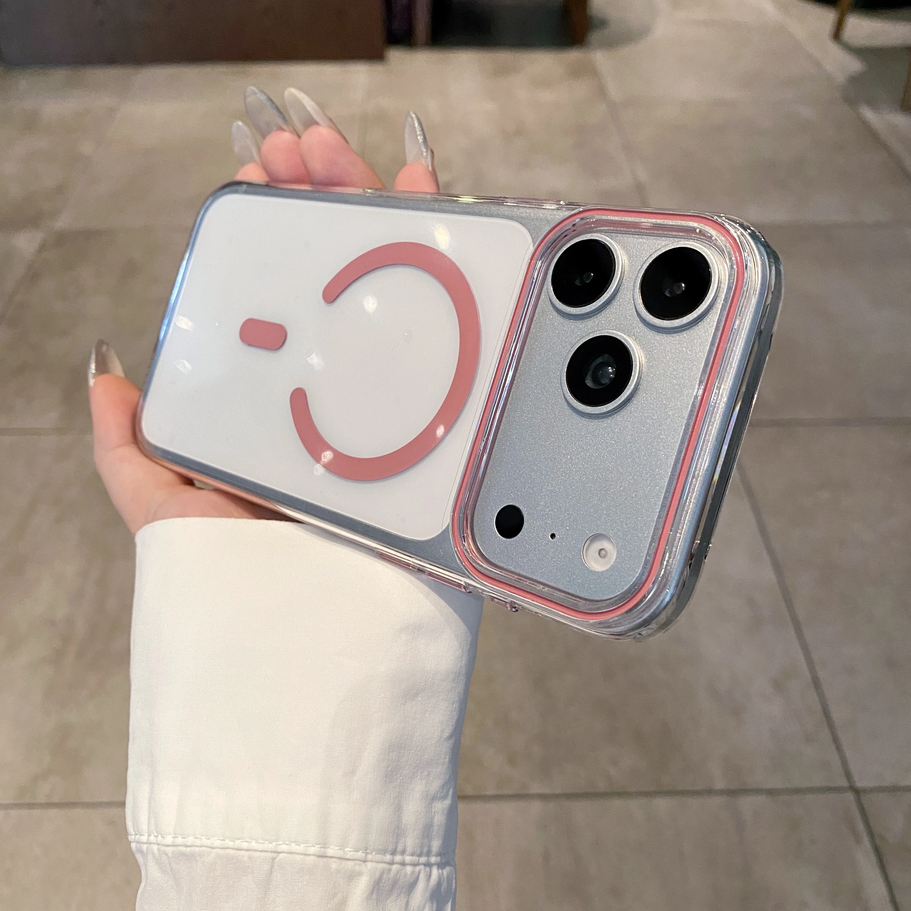 Clear Magnetic Shockproof Phone Case with Magsafe