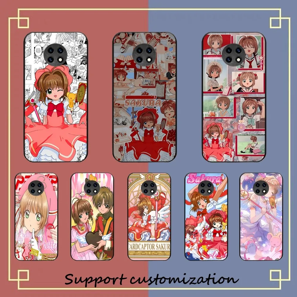 

Anime Cardcaptor Sakura Phone Case For Redmi 5 6 7 8 9 10 plus pro 6 7 8 9 A GO K20 K30 K40 pro plus F3 Fundas