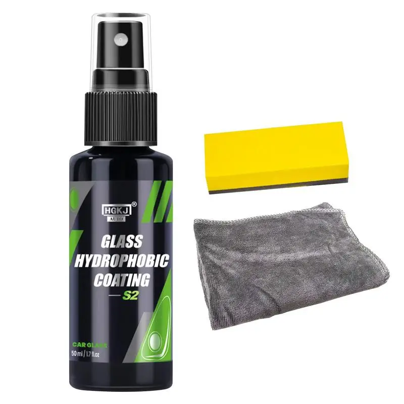 Car Rainproof Spray Multipurpose Car Glass Hydrophobic Coating Car Anti-Fog Spray For Rear View Mirror And Windscreen Prevents