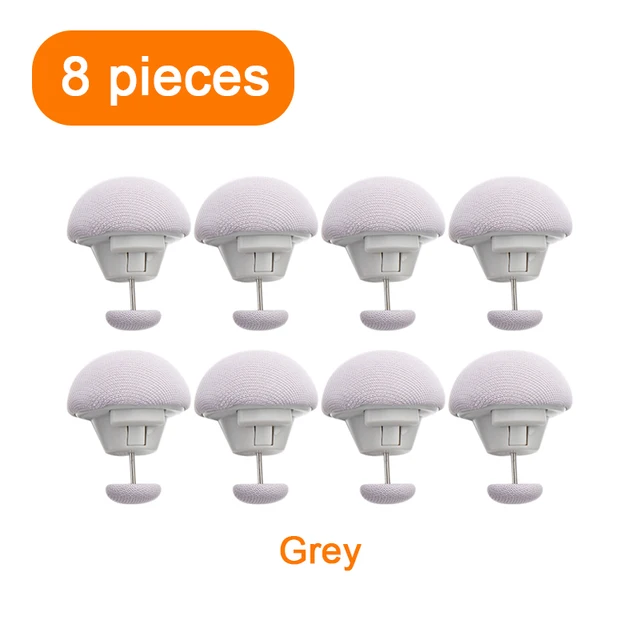 8pcs gray
