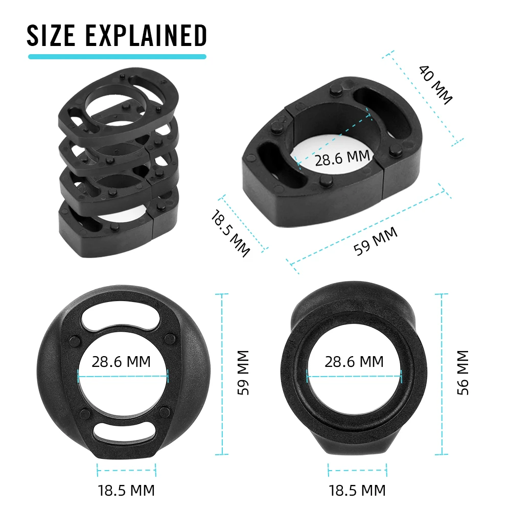 Entretoises pour support guidon Quad Lock Pro - Moto Expert