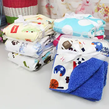 Coperta e fasce per neonati coperta termica morbida in pile per neonati Set biancheria da letto solida invernale trapunta in cotone biancheria da letto per neonati Swaddle Wrap