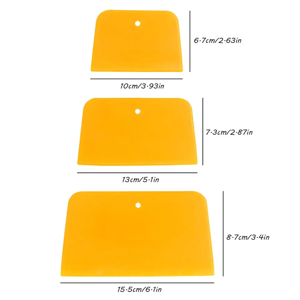 Generic Set di 3 Riempitivi per Carrozzeria Automobilistica Spalmatore