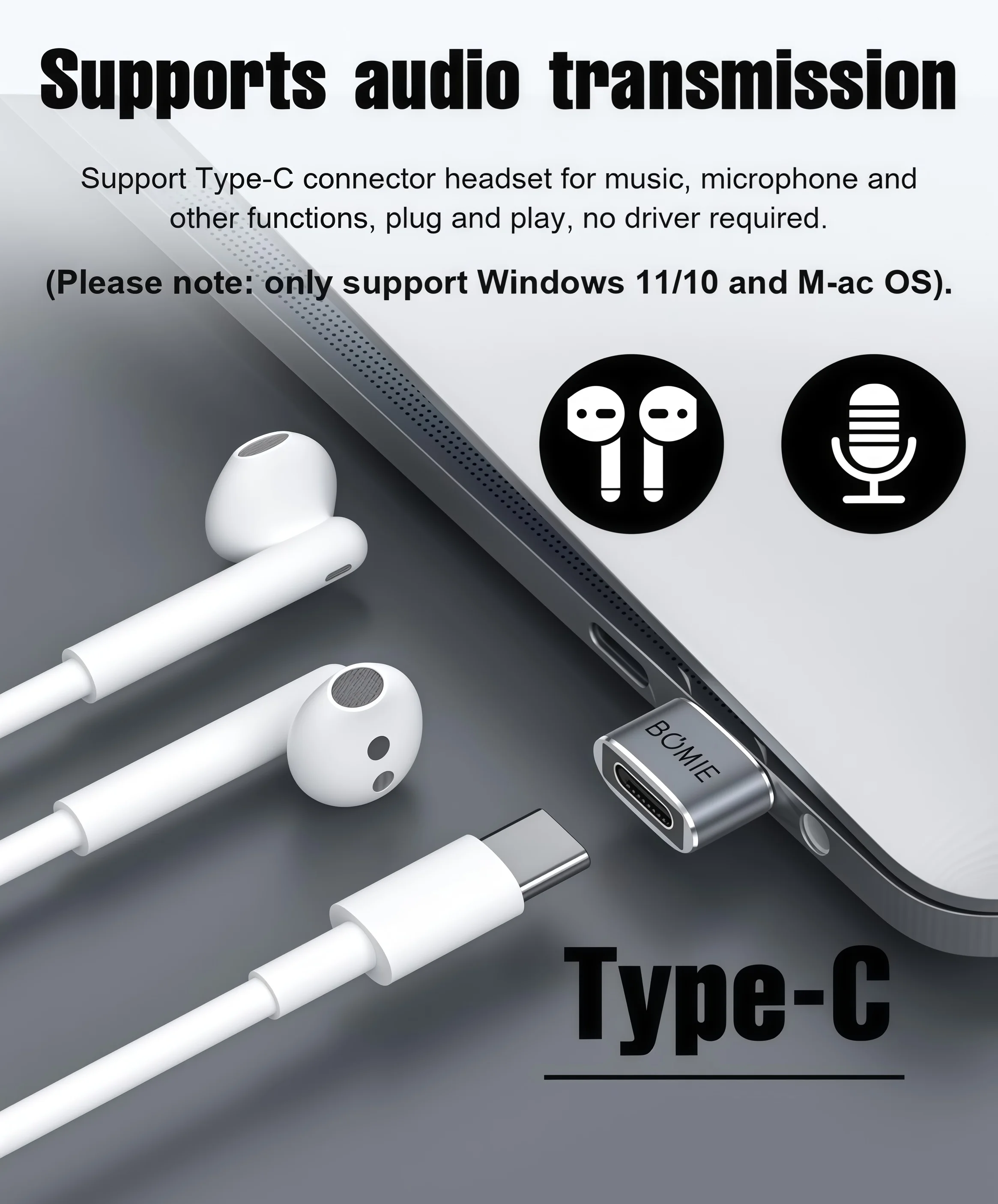 USB to USB C 어댑터 10개입, PD27W/66W QC100W 고속 충전 480Mbps 데이터 전송, USB C(여성) to USB A(남성) OTG 어댑터