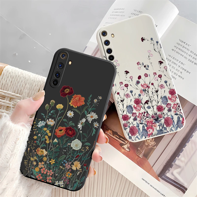 Rose Flower Silicone Shockproof Phone Case - Soft Protective Cover