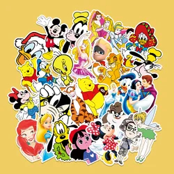 Autocollants dessin animé Disney, 10/30/50/100 pièces, Kawaii, pour ordinateur portable, vélo, bagages, Skateboard, moto, jouets pour enfants 