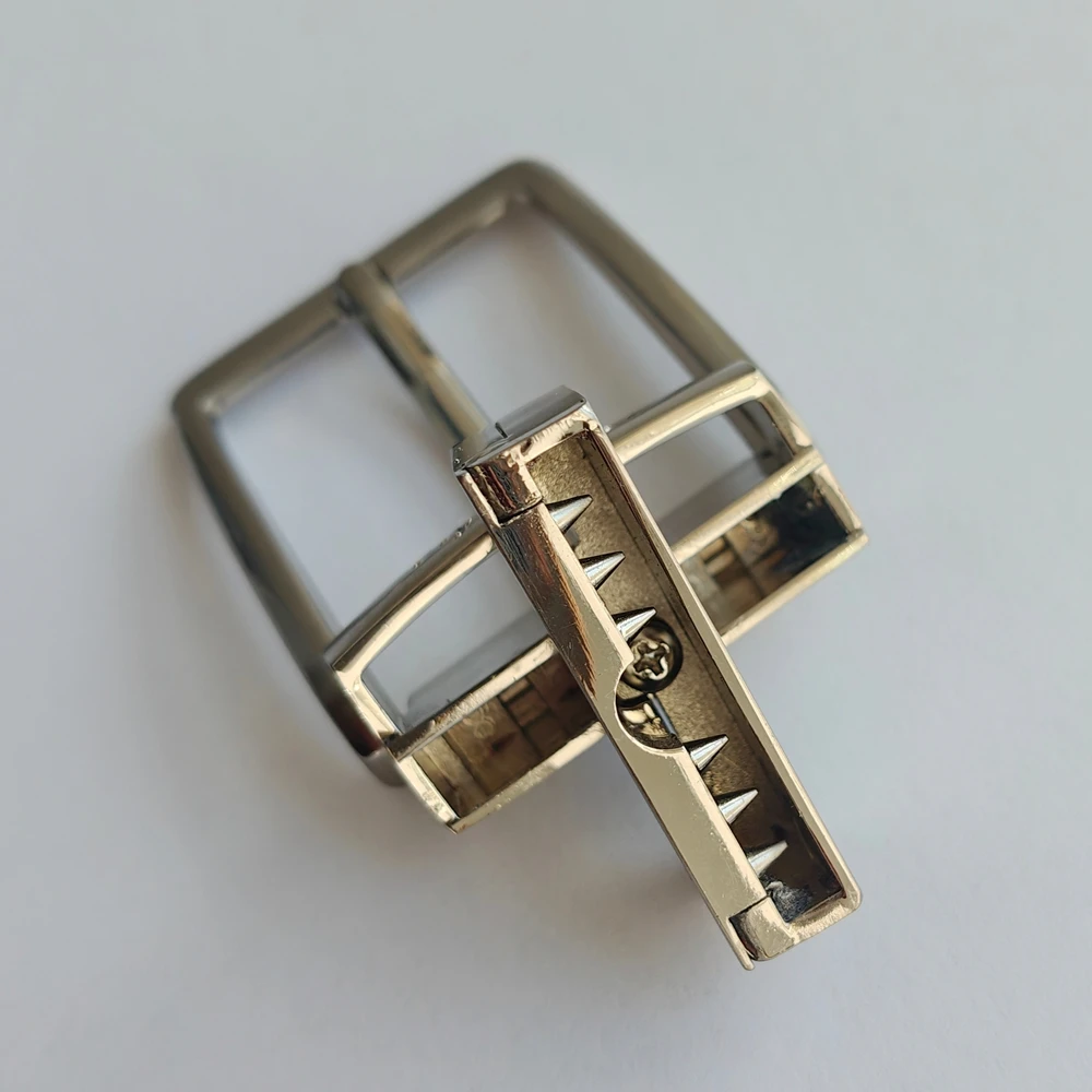 Männer Gürtelschnalle Silber 35mm Metall Reversible Ersatzgürtel Single Prong Pin Schnalle Ledergürtel Zubehör Taillenschnalle gürtelschnalle gürtelschnallen buckle belt buckle gürtel zubehör klamra do taillen schnalle – Detail 9