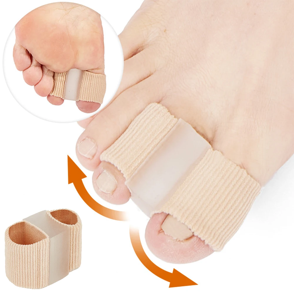 

1/2 Pcs Toe Separator Hallux Valgus Corrector Toe Spacer Spreader Fat Toe Painful Relief Thumb Bunion Ectropion Foot Care Tools