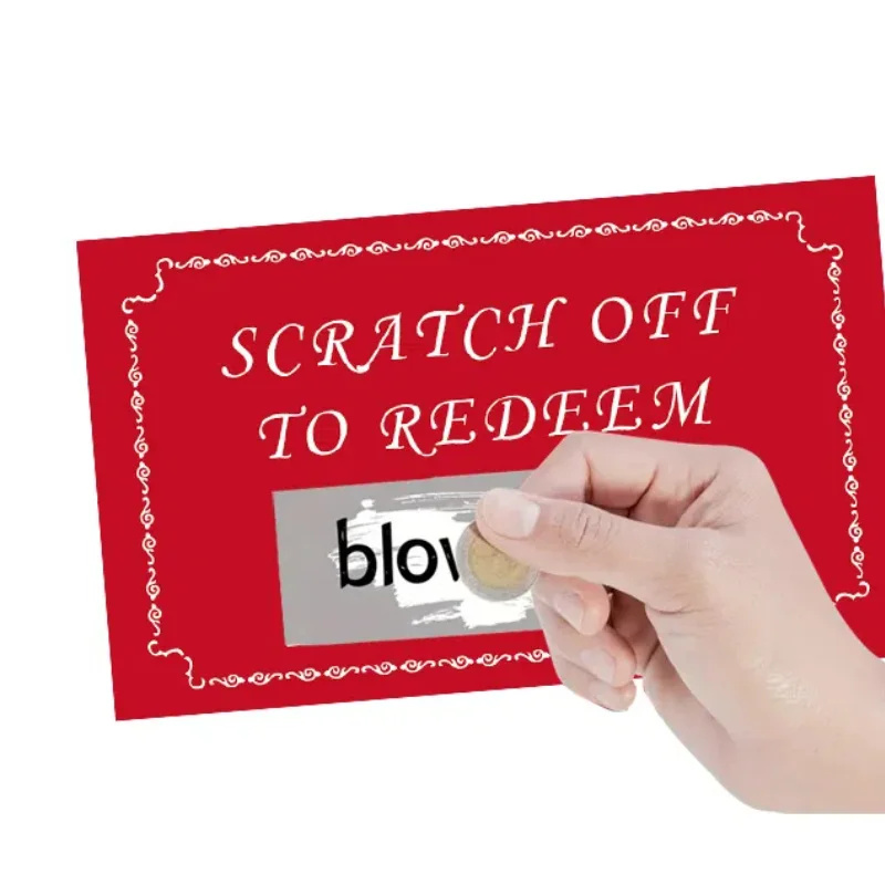 Romantic Love Voucher Scratch Cards – Perfect