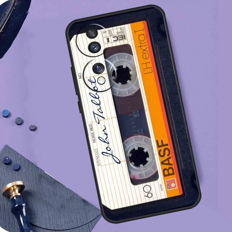 Vintage Cassette Tape Design Phone Case Coque