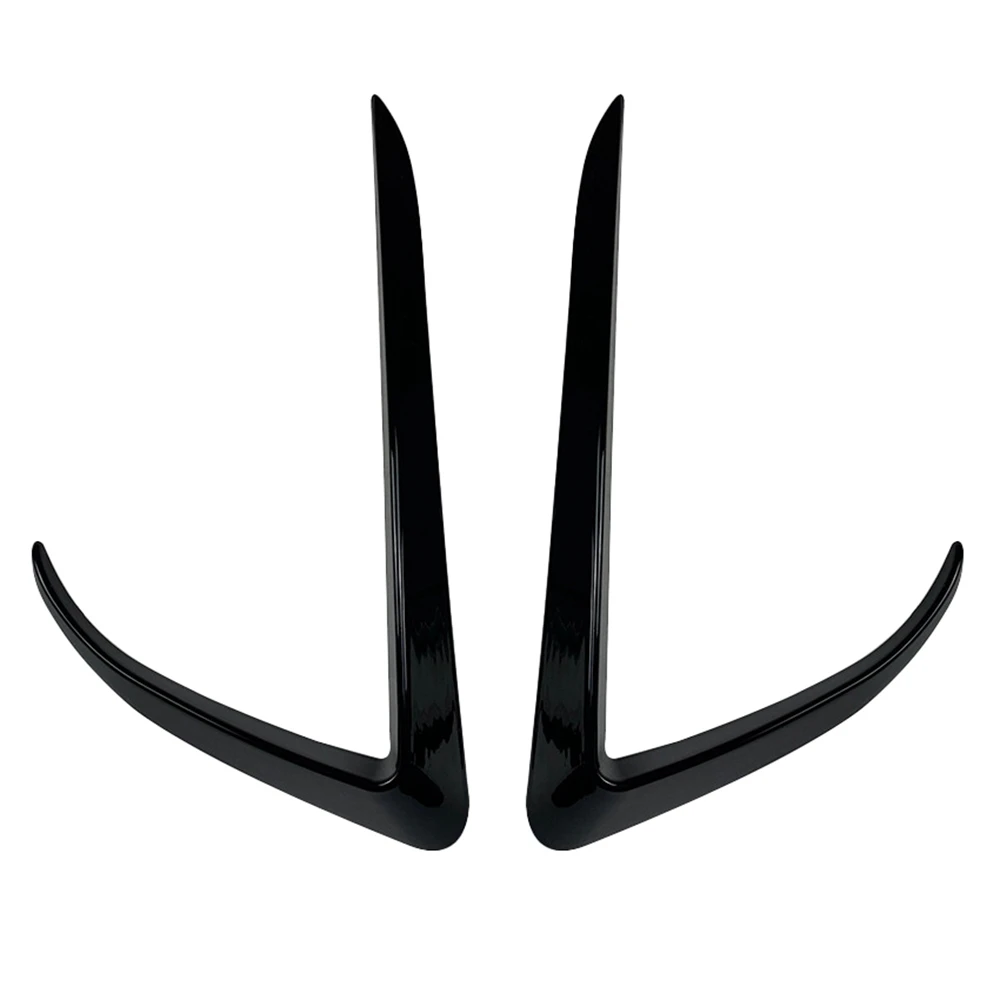 

Разветвитель переднего бампера автомобиля, обшивка спойлера, противотуманные фары, внешний ветер для Tesla Model X 2015-2021