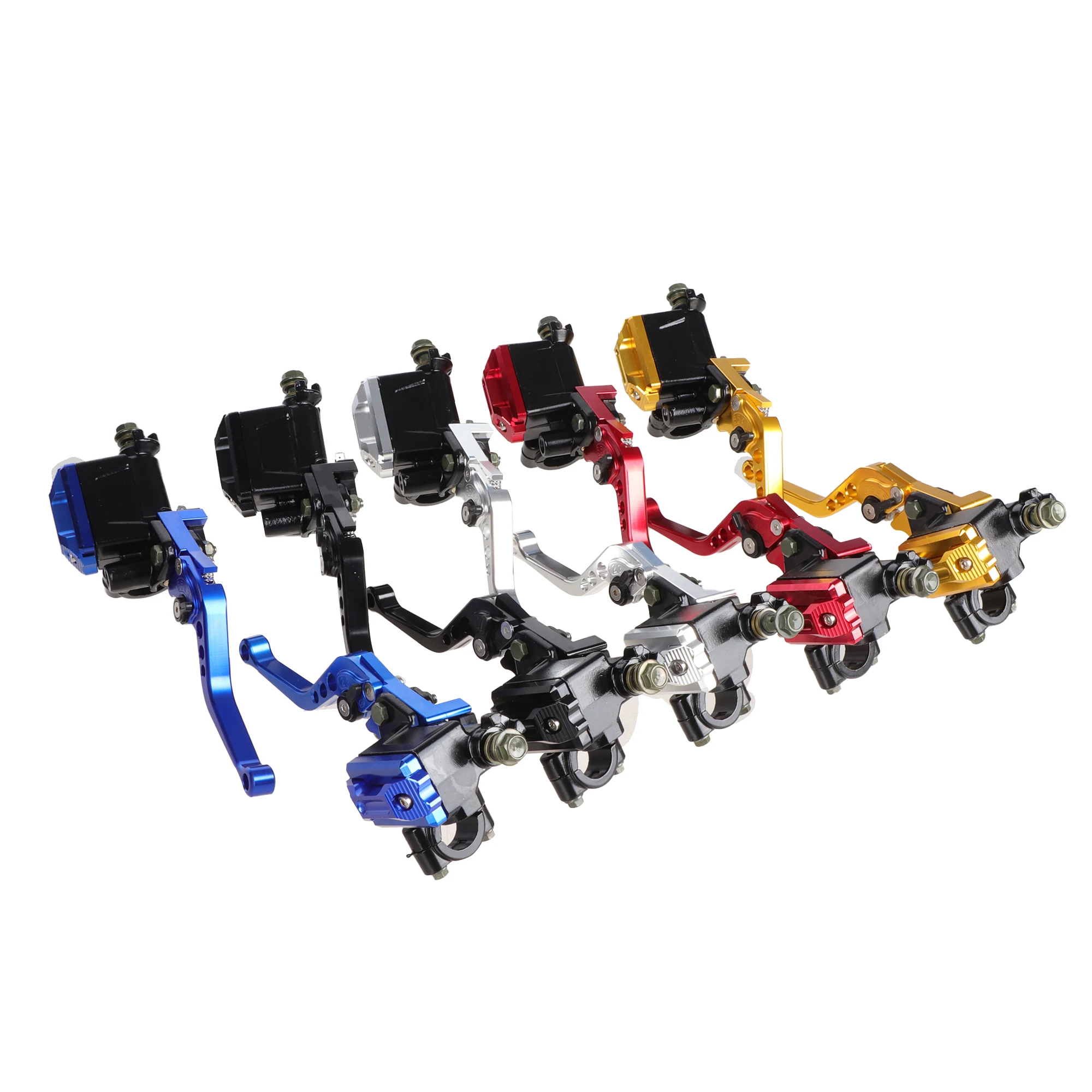 Universal 7/8" 22mm CNC Aluminum Roller Adjustment Motorcycle Master Cylinder Lever Hydraulic Brake Pump Clutch Handle Handlebar