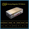 Brass Magnetic Chuck 70*150mm Tools Fine Pole Permanent Magnetic Chuck Powerful Rectangular Chuck for Grinding Machine 1