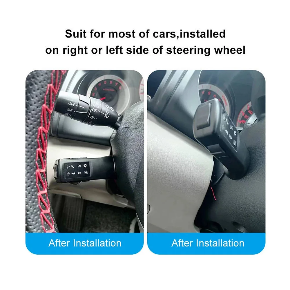 Pulsanti universali per volante per auto a 8 tasti telecomando multifunzionale accessori per autoradio Android DVD SWC - immagine 5