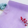 28X500CM Disposable Non-woven Fabric Table Runner ,Candy Color Sheer Dining Table Decoration For Wedding Party Banquet 3