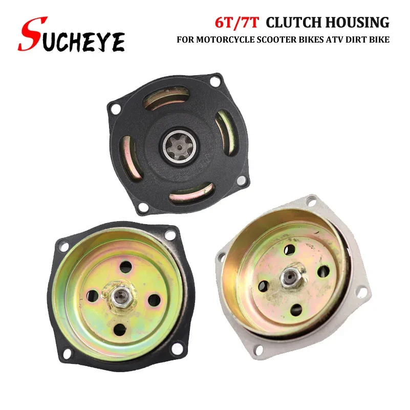 

Mini moto Engine Parts 25H T8F 6/7T Drum Gear Box With Clutch Pad For 2 Stroke 47cc 49cc Chinese Pocket Kids Quad ATV Dirt Bike