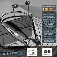 Wireless Headphones Neckband Bluetooth Earphone With Microphone  Long Battery Auriculares High Quality Headset Sport For TF Card - Image 6