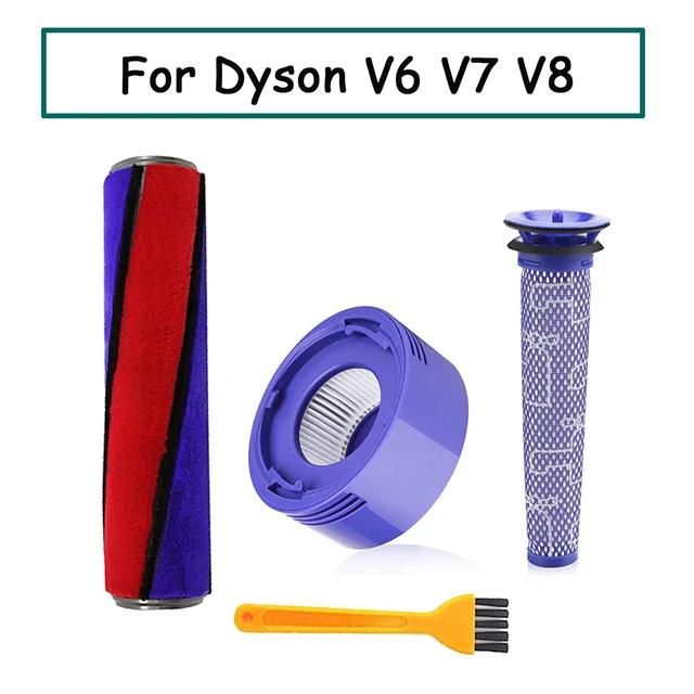 4 adet yedek ön filtre dyson vakum filtresi uyumlu dyson v6 v7 v8