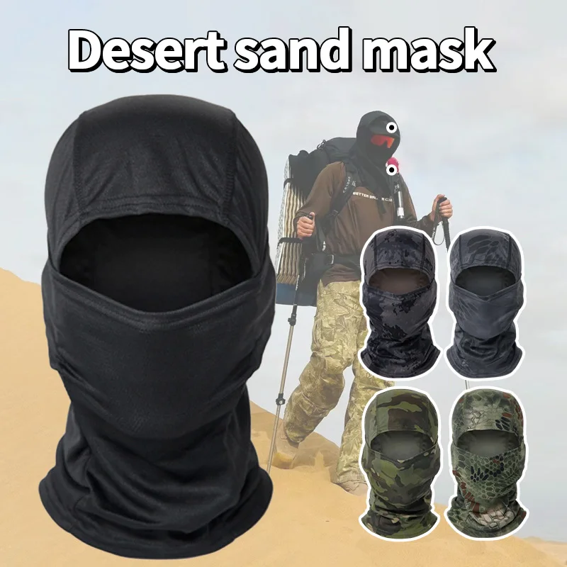 Balaclava Bandana Bicycle Mask UV Protection Full Face Mask Breathable Cycling Scarf Hiking Cycling Motorcycle Neck Cover  
