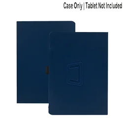 Premium Shockproof Tablet Case with Kickstand Function - PU Leather Protective Cover (Blue)