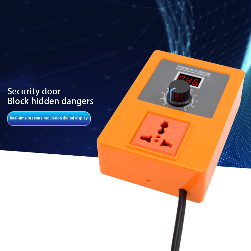 Ac 0220v 2000w Highpower Thyristor Electronic Voltage Regulator Motor