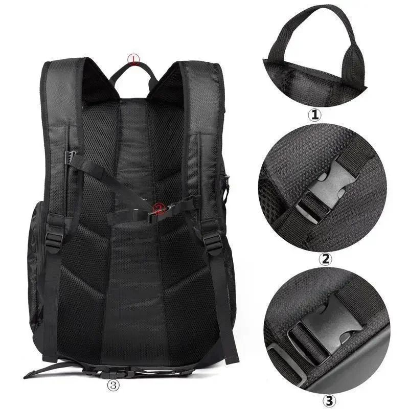 Sports Backpack Basketball Backpack Multi-function Large Capacity Outdoor Football Gym Bag with Ball Compartment