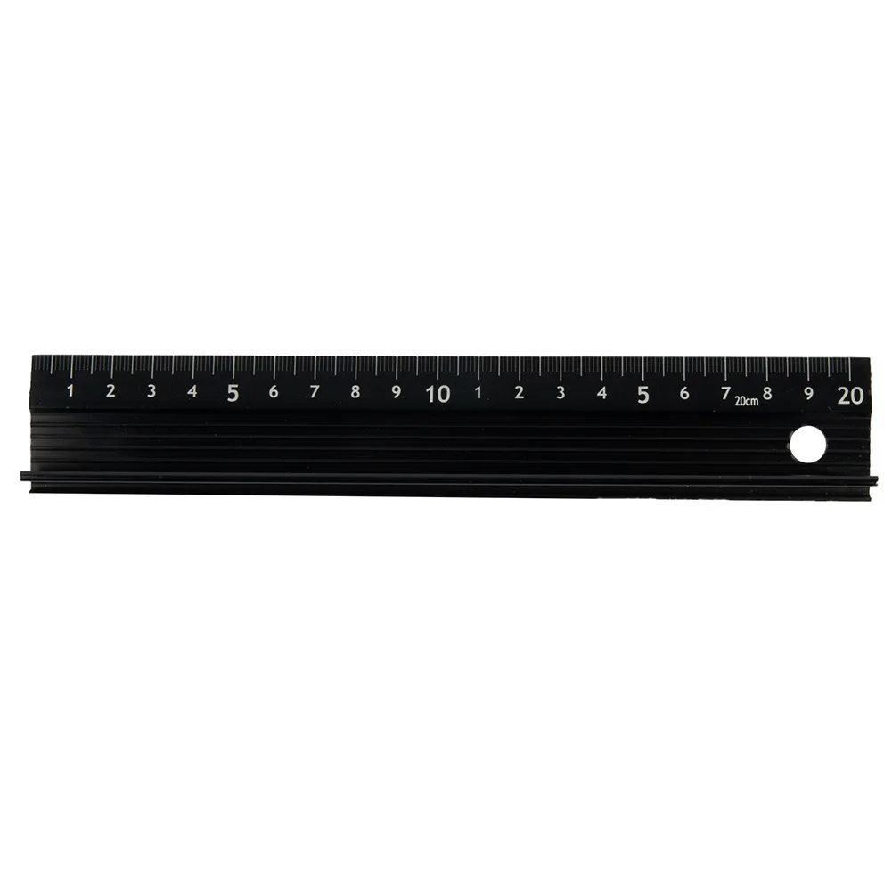 

210x35x12.5mm/310x35x12.5mm Ruler Straight Ruler Aluminum Alloy Hand Tools Multi-function Parts Protective Woodworking