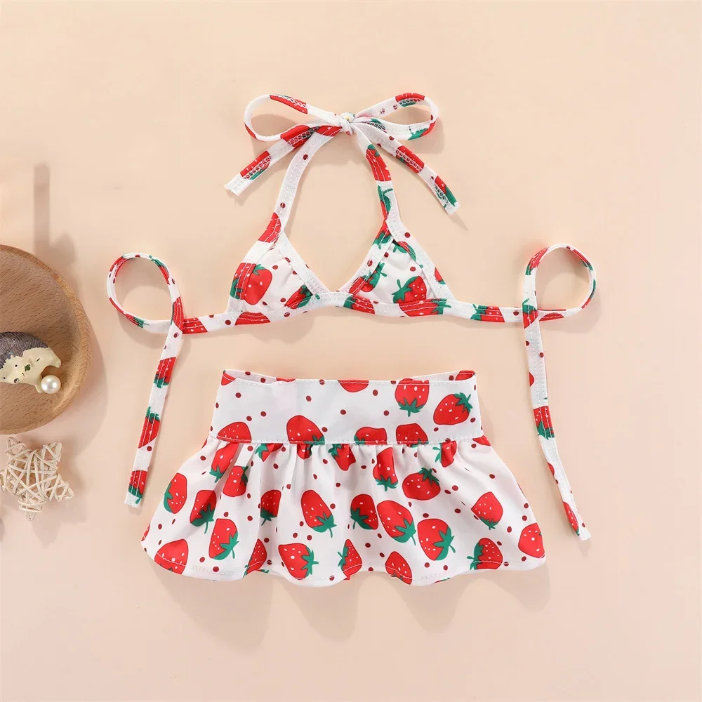 Funny Dog Swimwear Bikini Summer Girl Dog Clothing Beach Swimsuit Puppy Bathing Suit Cooling Pet Skirt for Small Cat Apparel