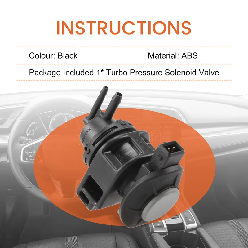 Électrovanne De Pression Turbo 8200661049 - Compatible Renault, Dacia (Clio, Megane, Duster, Logan…) - Pièce De Rechange