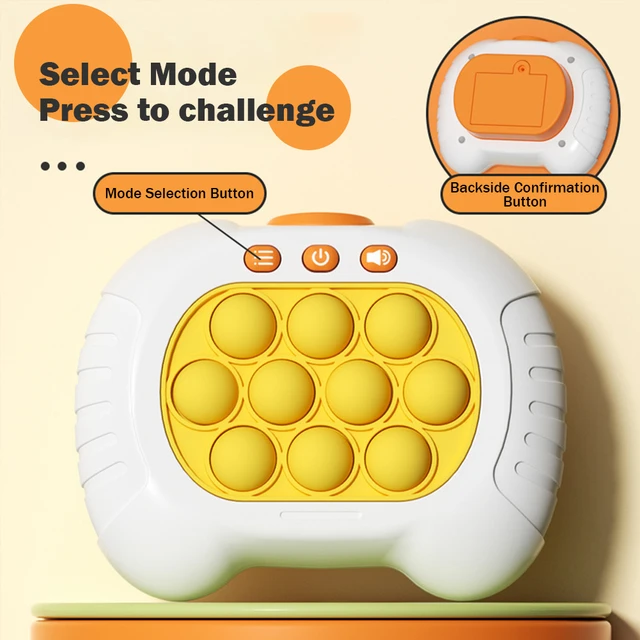 Jogo Quick Push Bubbles, Console Eletrônico Portátil, Pressione o