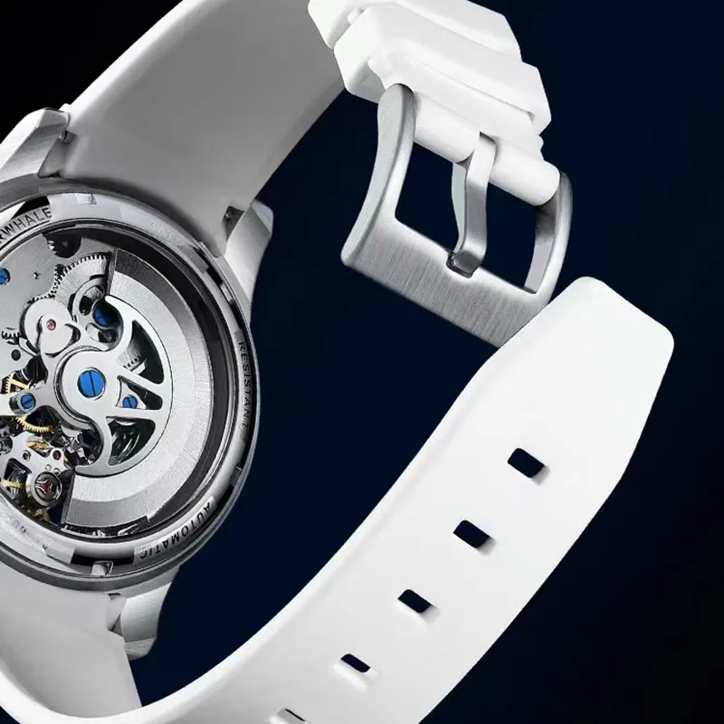 Sports Mens Automatic Watches Brands Mark Fairwhale Fashion Skeleton Clocks Luxury Waterproof Mechanical WristWatch Dropshiping