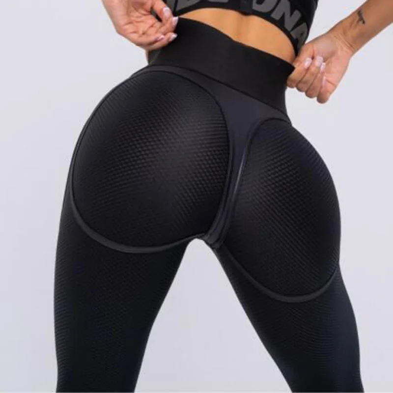 

Women Hip Lifting Sexy Spliced Mesh Fabric Sports Cropped Pants Tight Slim Extra Elasticity Outdoor Fitness Yoga Exercise Pants