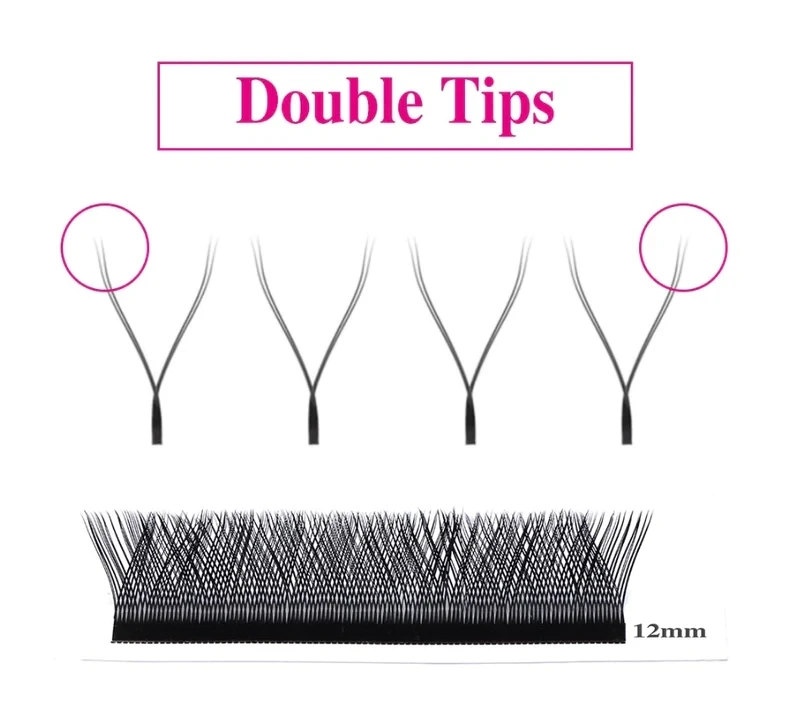 TDANCE 8-15MIX YY Shape Hand Woven Premium Mink Soft Light Natural Eyelashes Extension Makeup Mesh Net Cross False Eyelash Best Sellers In Beauty & Health