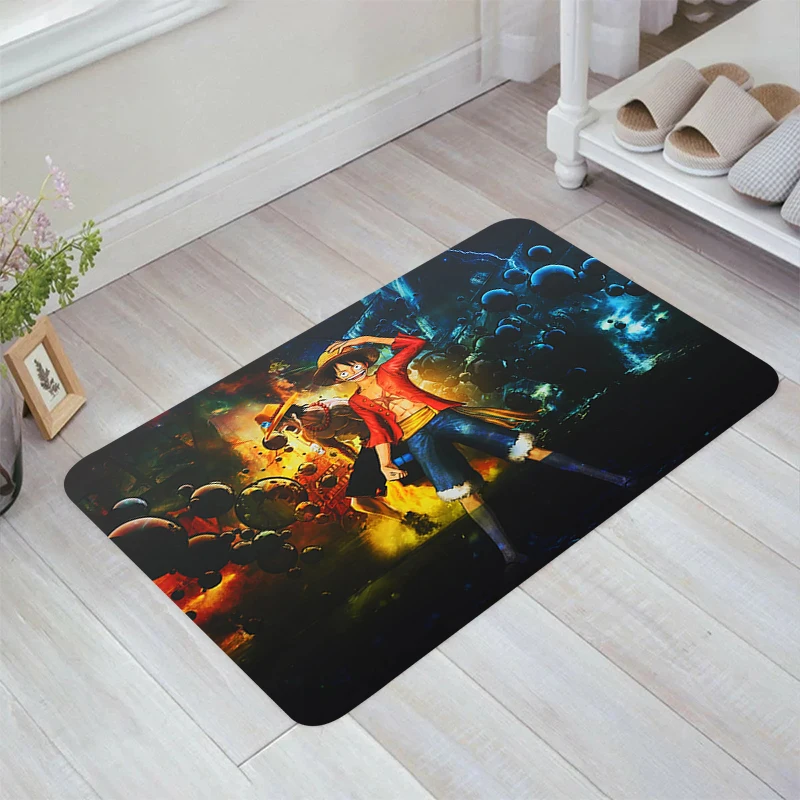 

O-One Anime P-Piece Floor Mat Kitchen Rug Living Room Balcony Carpet Entrance of House Home Carpets Rugs Foot Doormat Door Mats