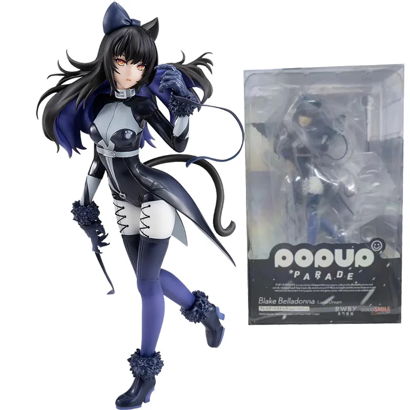 

In Stock Original GOOD SMILE POP UP PARADE Blake Belladonna RWBY Anime Figure Model Collecile Action Toys Gifts